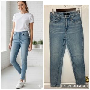 Lauren Ralph Lauren Super Stretch Blue Skinny High Rise Jeans size 2